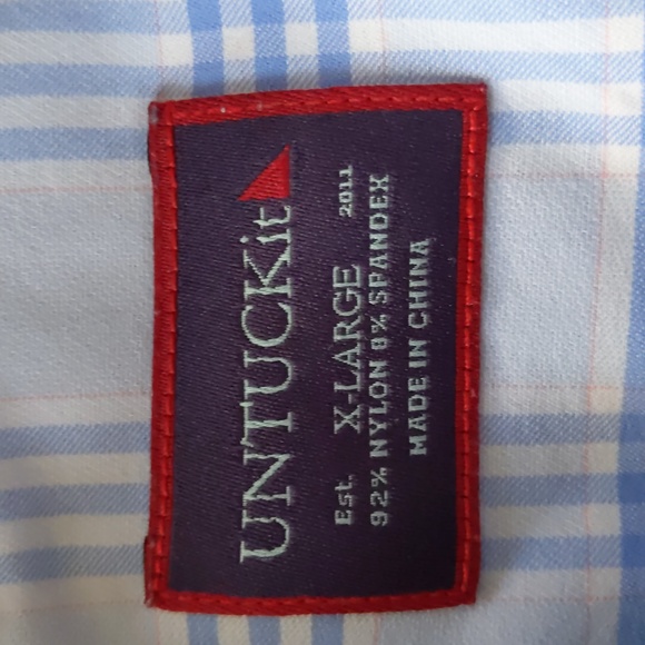 Men's XL UNTUCKit Agnitio Stretch Shirt - Picture 3 of 5